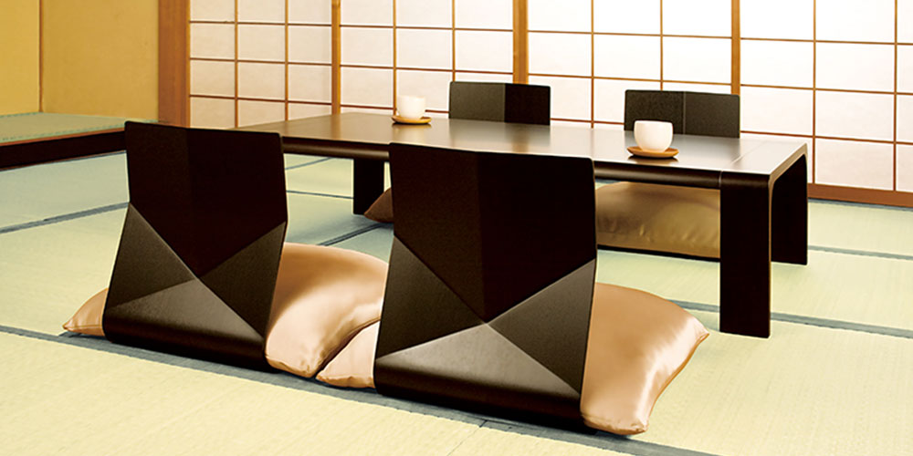 天童木工 座椅子「T-5812MR」メランティ材 全2色【受注生産品