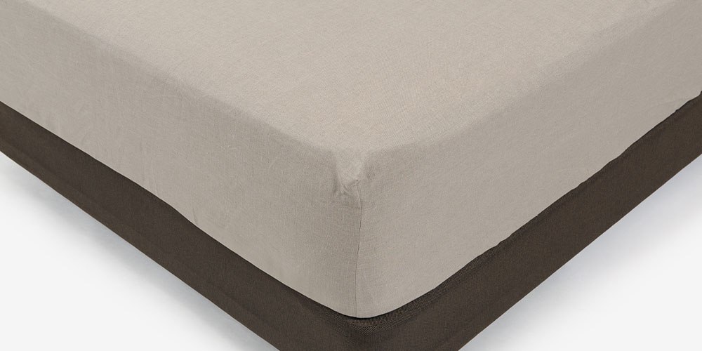 ボックスシーツ「THE LINEN（ザ リネン）」マチ高43cm 麻 全2色