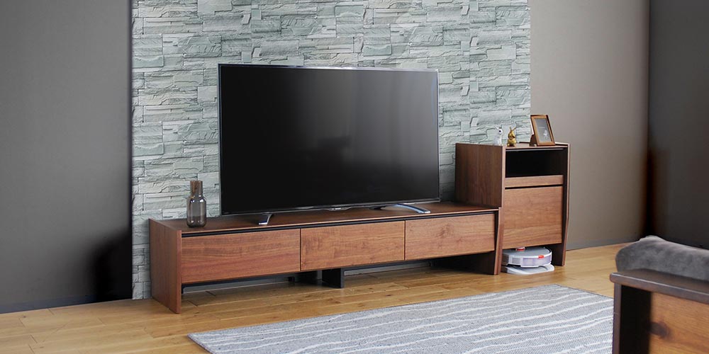 テレビボード「シャイ」ウォールナット材突板 全2サイズ | 【公式
