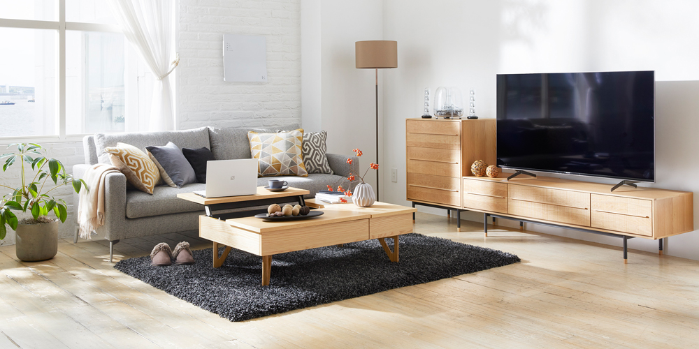 リビングテーブル「ネーベル」木脚 全4色 | 【公式】大塚家具