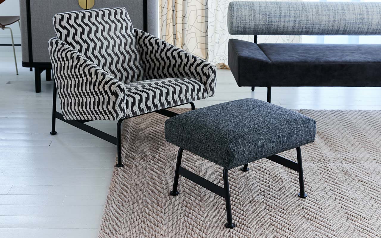 IDEE イデー オットマン スツール リーフ柄 【公式通販】