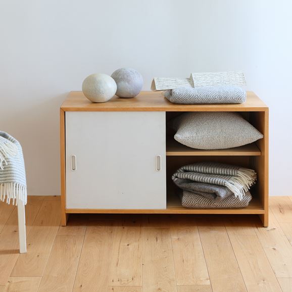 ☆【在庫限り】Silkeborg ブランケット BORDER 85×130 ブラウン