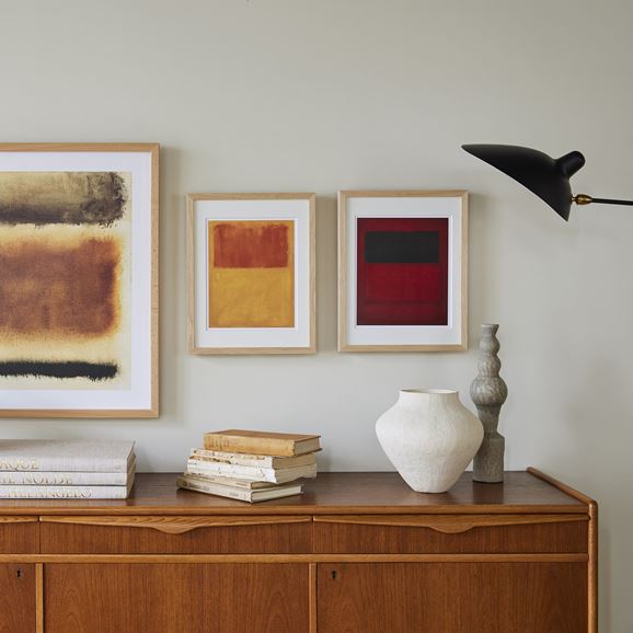 定番品】 マーク・ロスコ 「Black over Reds 」｜ポスター｜IDEE SHOP