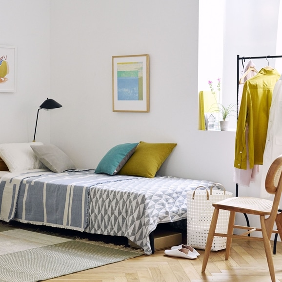 IDEE CALEIDO クッションカバー 40cm角 Olive｜クッション｜IDEE SHOP