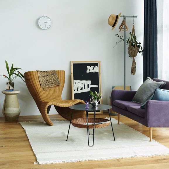 WALLABY LOW TABLE ROUND Black｜ローテーブル｜IDEE SHOP Online