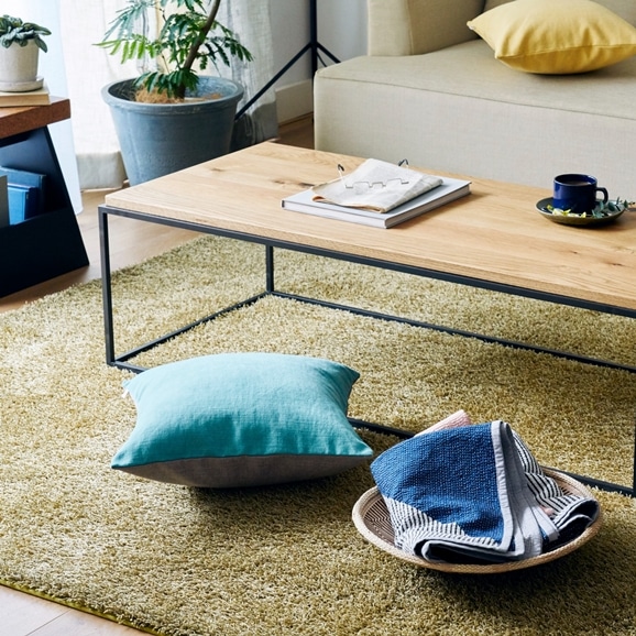 IDEE CALEIDO 2COLORSクッションカバー 40cm角 Coral×Beige