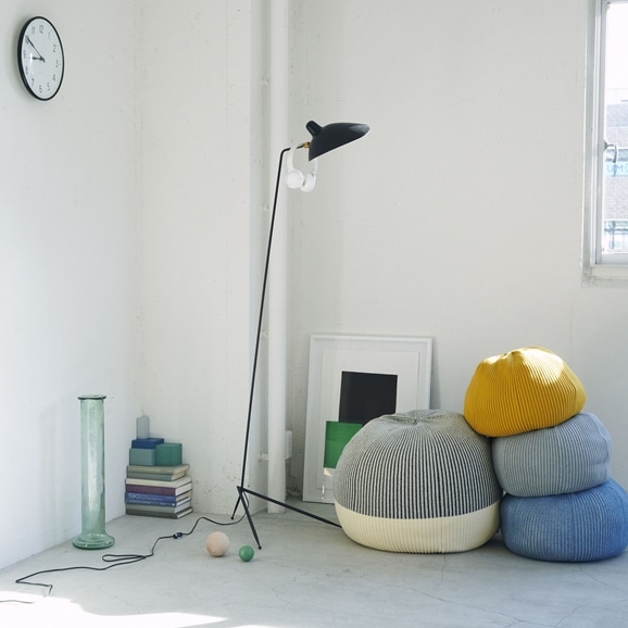 PUUF White×Black MIX｜1人掛け｜IDEE SHOP Online