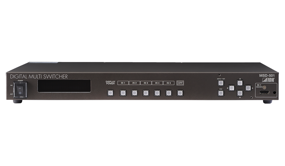 MSD-501 デジタルマルチスイッチャー | 株式会社アイ・ディ・ケイ