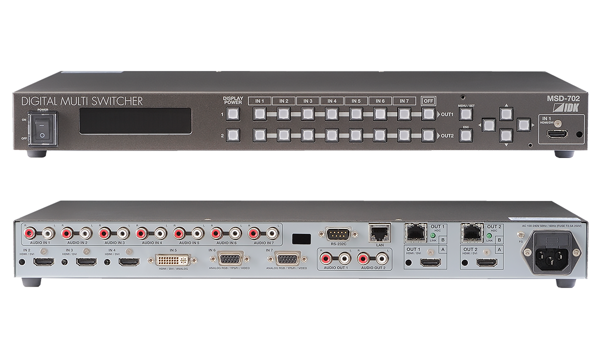 MSD-702 デジタルマルチスイッチャー | 株式会社アイ・ディ・ケイ