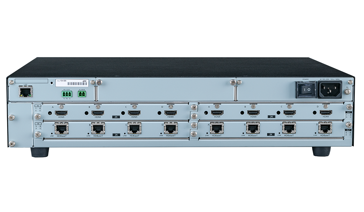 FDX-S08 4K@30対応 モジュラー型マトリクススイッチャー | 株式会社