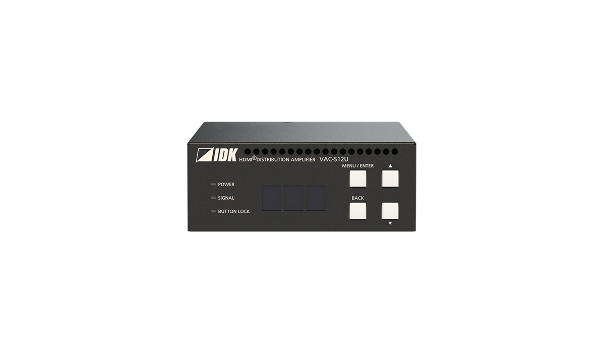 VAC-S12U 4K@60対応 HDMI分配器 | 株式会社アイ・ディ・ケイ - ProAV