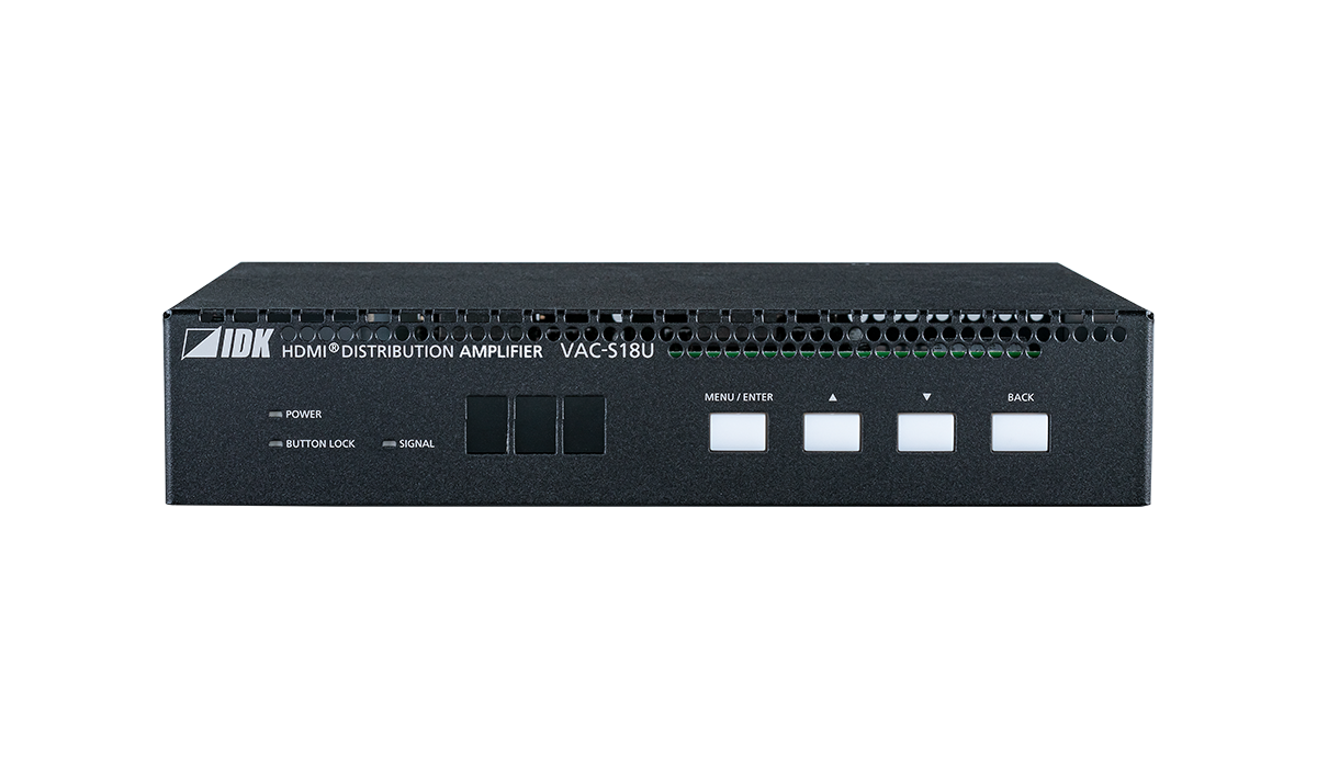 VAC-S18U 4K@60対応 HDMI分配器 | 株式会社アイ・ディ・ケイ - ProAV
