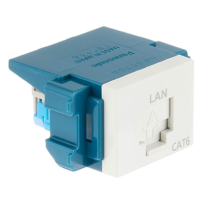 NR3170W 情報モジュラジャック CAT6 成端埋込型 ぐっとす（ホワイト