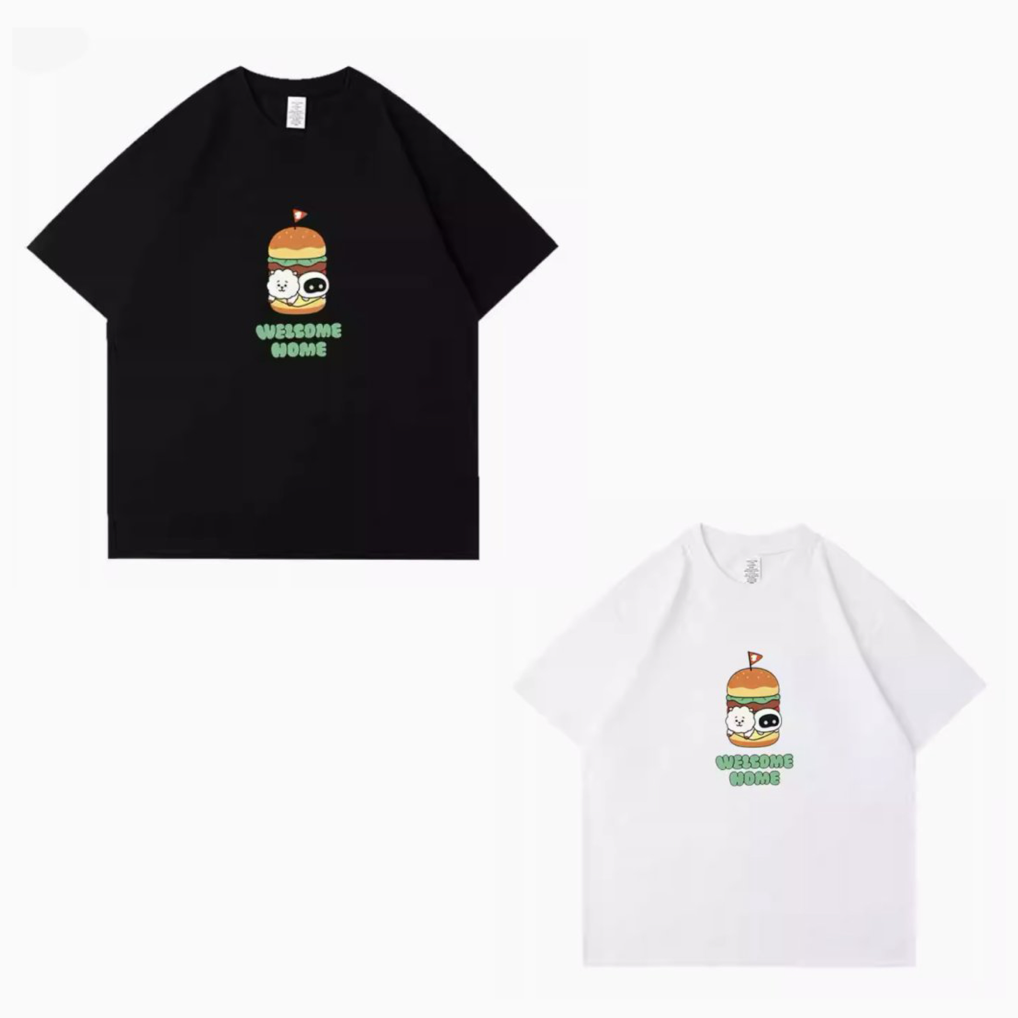 BTS JIN ジン ウットくん Wootteo×RJ Tシャツ 015 - I DOLL STYLE