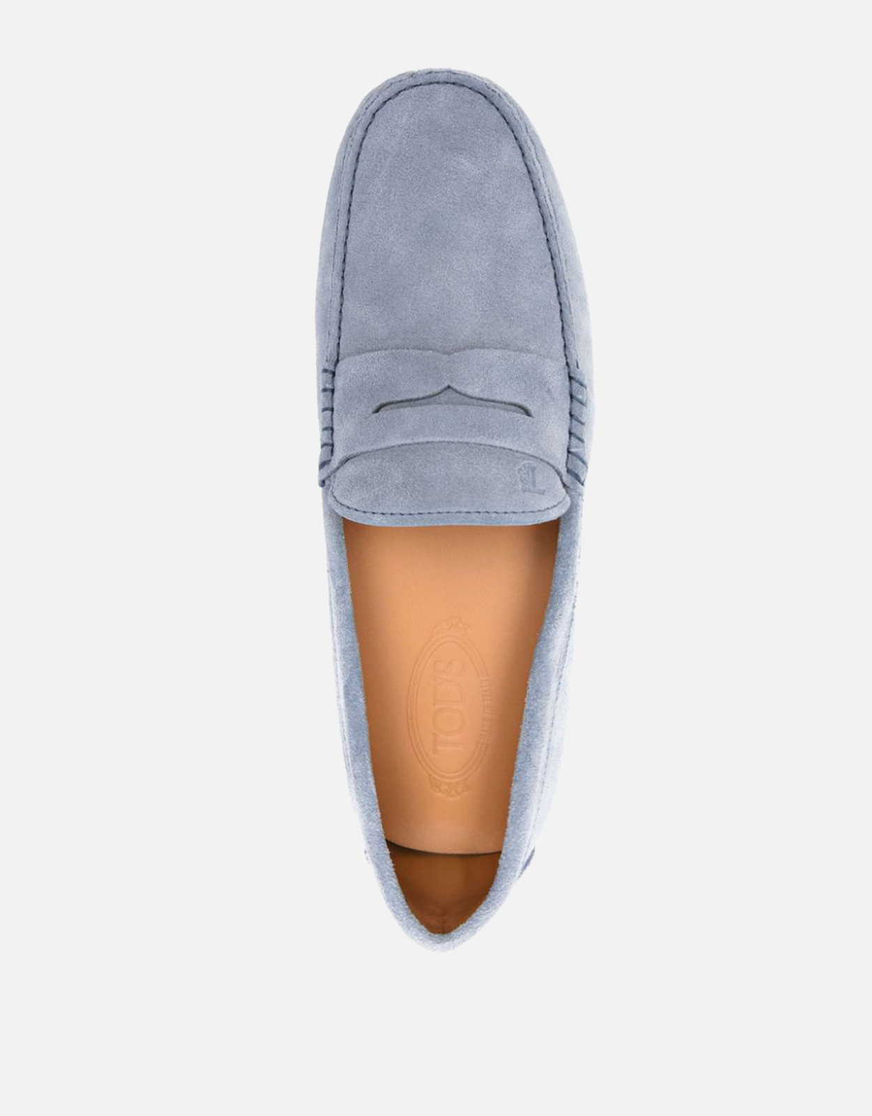 Tod's メンズ スエードカーフレザー ゴンミーノ モカシン (シューズ