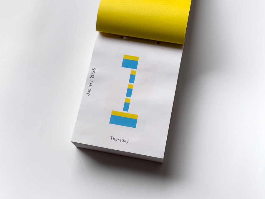 Calendar 2026 / Every day is a new day by Karel Martens – IACK