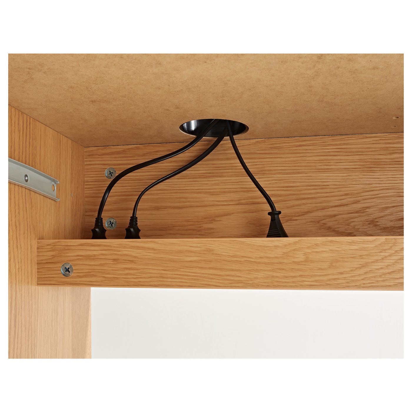 MICKE ミッケ デスク, オーク調, 105x50 cm - IKEA