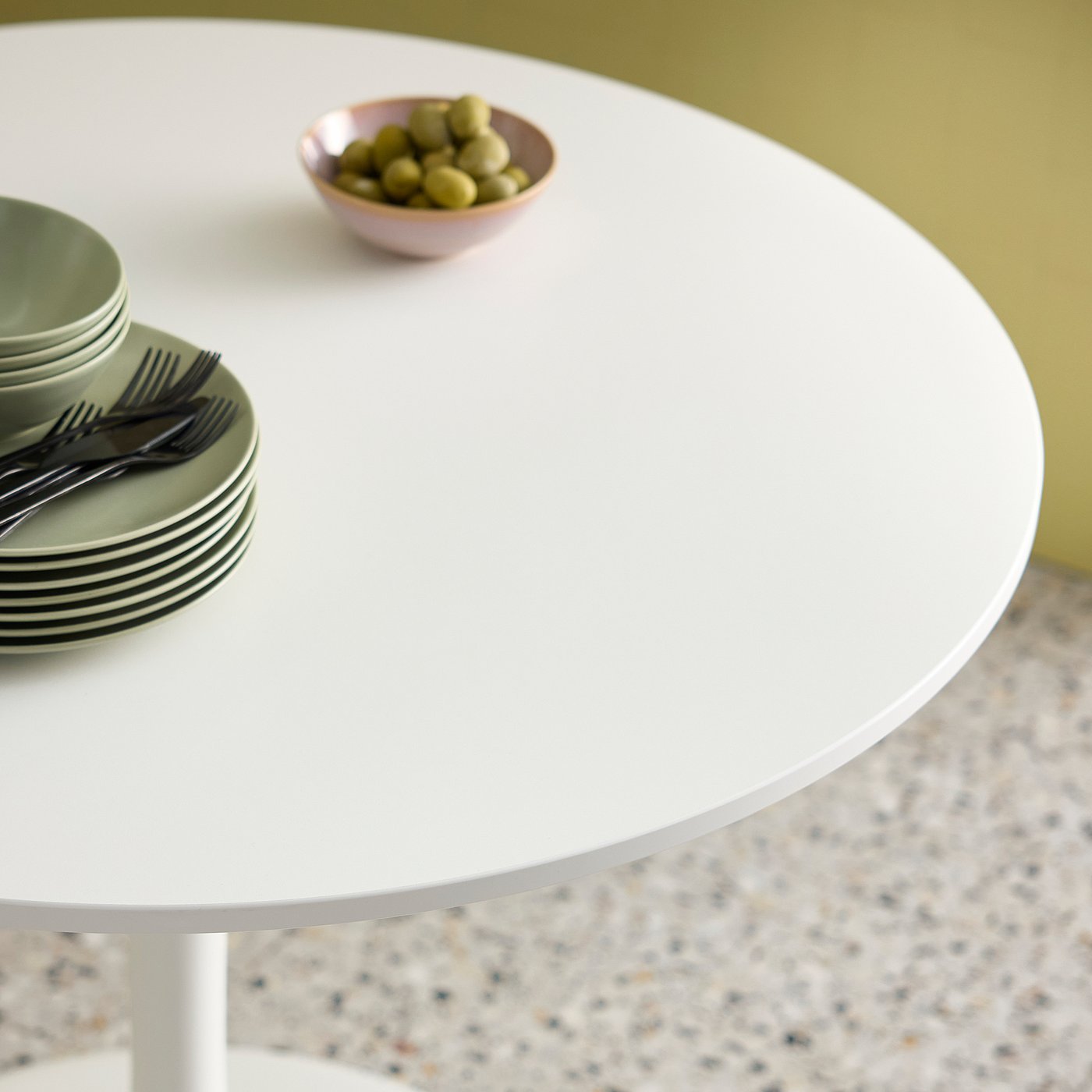 DOCKSTA ドクスタ テーブル, ホワイト/ホワイト, 103 cm - IKEA