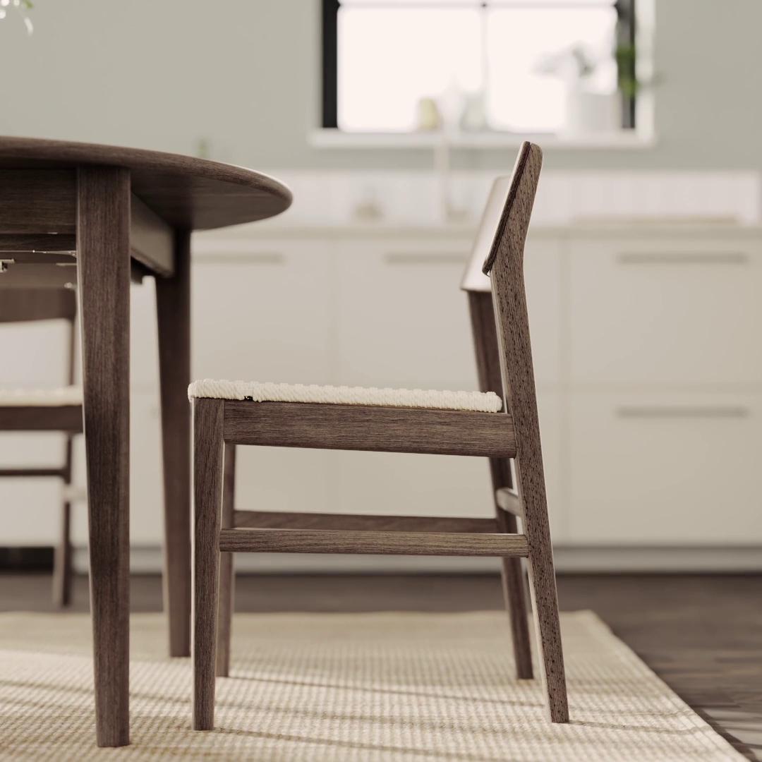 SKANSNÄS スカンスネス チェア, ブラウン ビーチ - IKEA