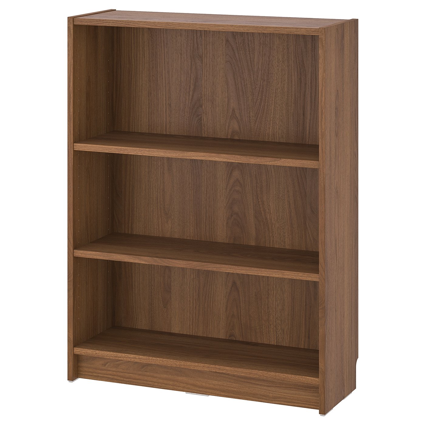 BILLY bookcase, brown walnut effect, 311/2x11x413/4