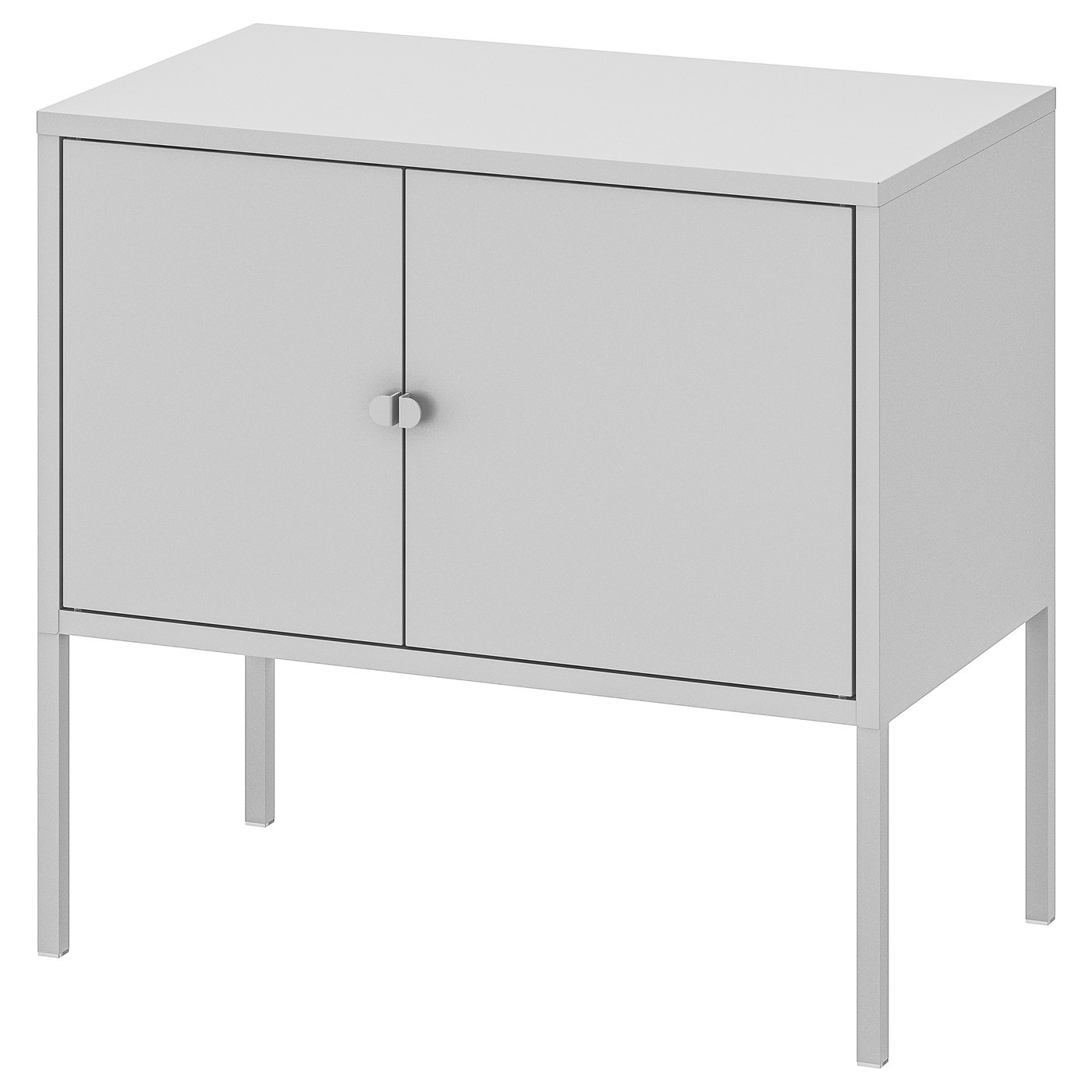 LIXHULT cabinet, metal/gray, 235/8x133/4