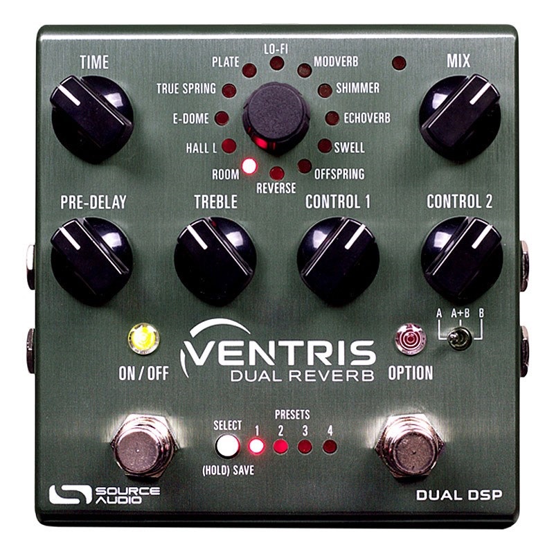 SOURCE AUDIO 【WEB限定在庫処分セール】 SA262 VENTRIS DUAL REVERB