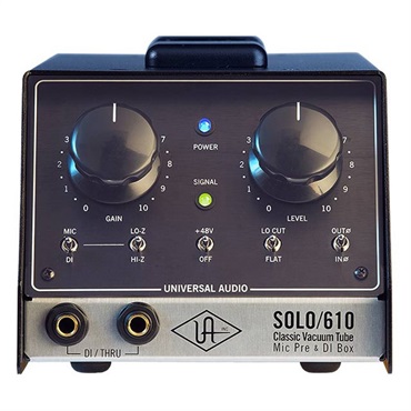 Universal Audio SOLO 610(1ch真空管プリアンプ・DI)(国内正規品