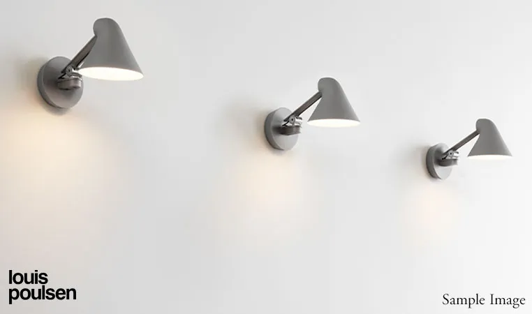 NJP ウォール / ショートアーム（ライト・アルミ・グレー） ｜ Louis