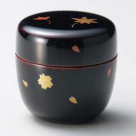 中棗 春秋 溜 漆塗り 12-16003 漆器の井助