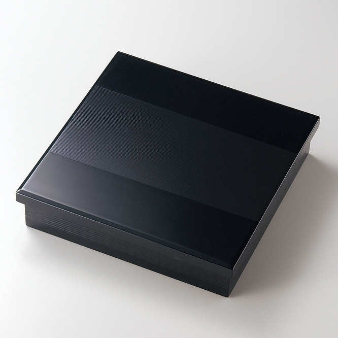 松花堂弁当箱 十字仕切り付き 木製 木のランチボックス 11-12603/12604