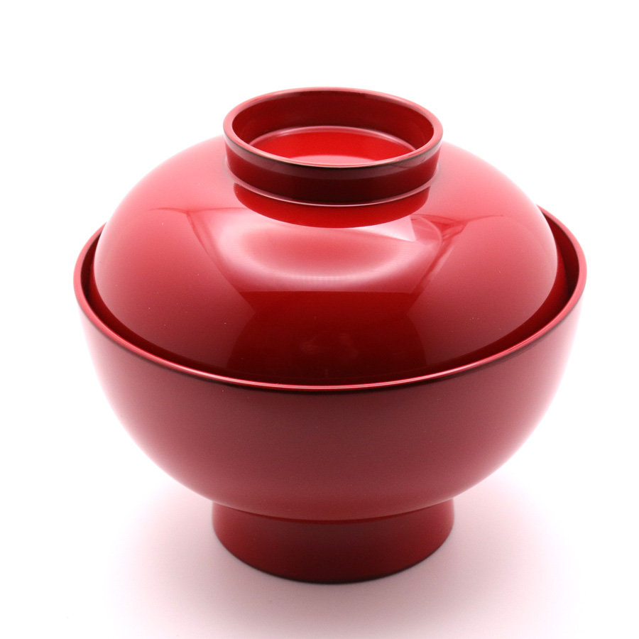 雑煮椀 溜内黒/黒内朱/朱 漆塗り 12-01306/01304/01305 漆器の井助