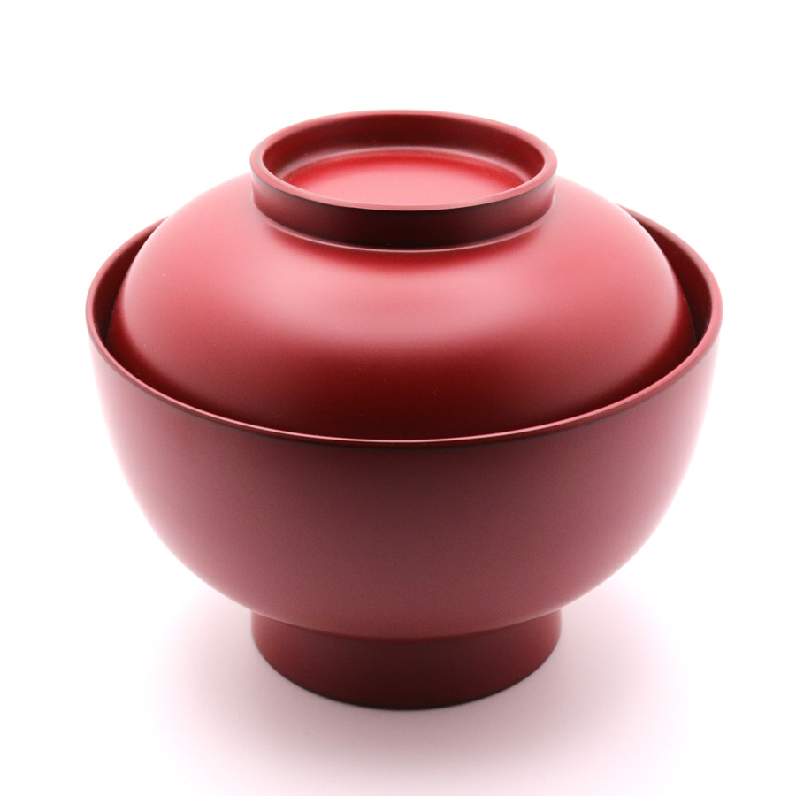 雑煮椀 溜/古代朱 漆塗り 漆器の井助