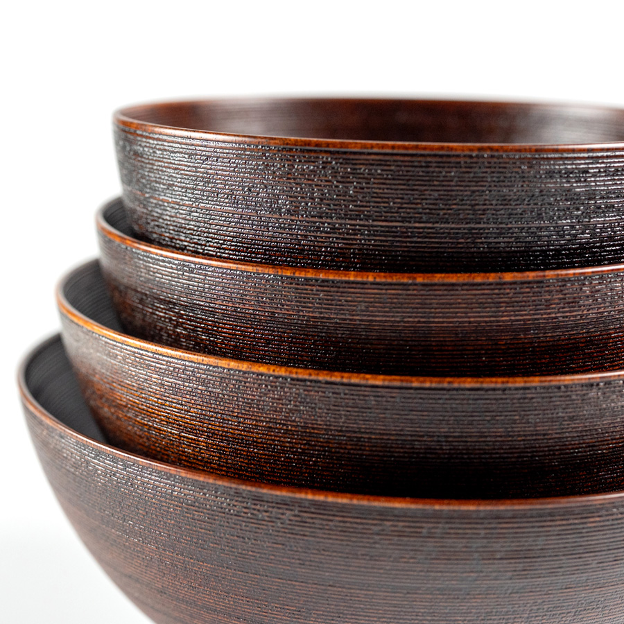 富貴漆椀 5寸 木製 漆塗り 大椀・麺鉢・丼鉢 漆器の井助