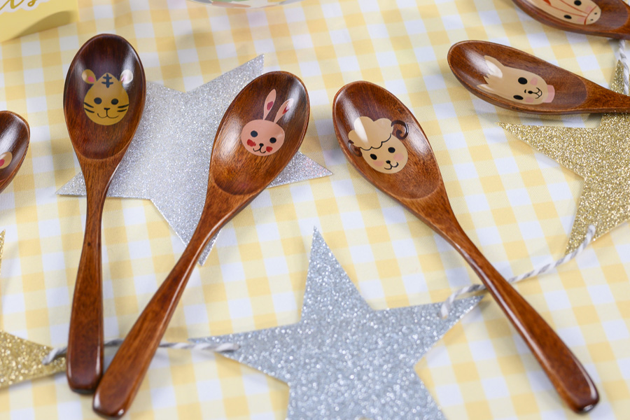 干支スプーン 【メール便可】 木製 漆塗り カトラリー 漆器の井助