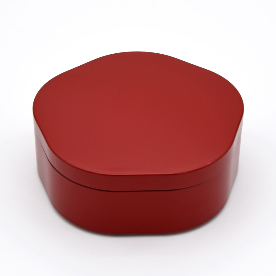 梅型弁当箱 一段重 仕切り付き ランチボックス 漆器の井助