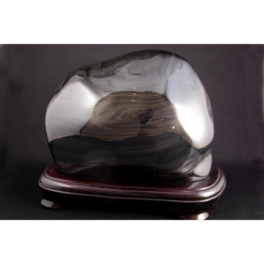 黒曜石（オブシディアン）鑑賞石3．0kg 天然石販売 名取貴石