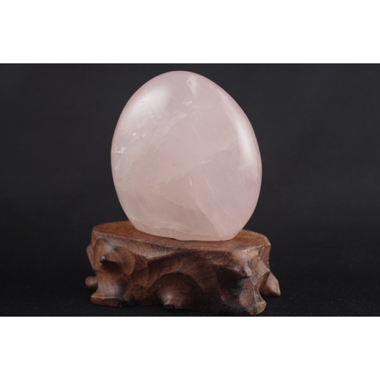 ローズクォーツ原石磨き 419g 天然石販売 名取貴石 天然石・国産