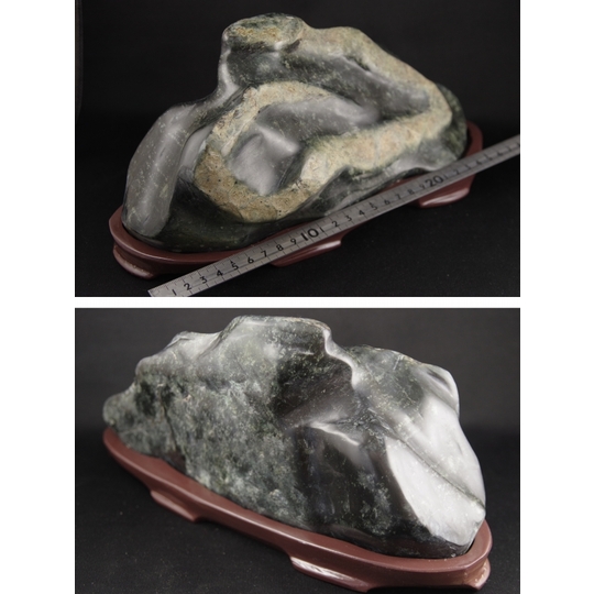 蛇紋石3．1kg 鑑賞石 天然石販売 名取貴石 天然石・国産原石の専門