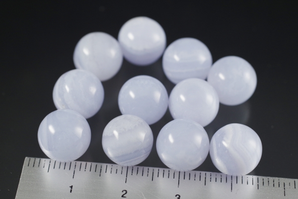 ブルーレースアゲート丸玉 10mm バラ売り 天然石販売 名取貴石