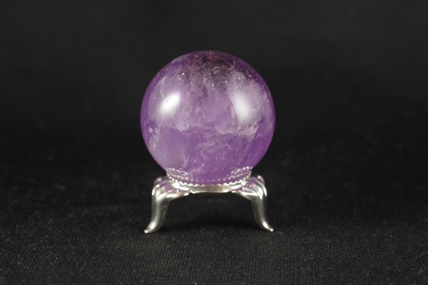 天然水晶 丸玉（龍彫り）35mm 天然石販売 名取貴石 天然石・国産