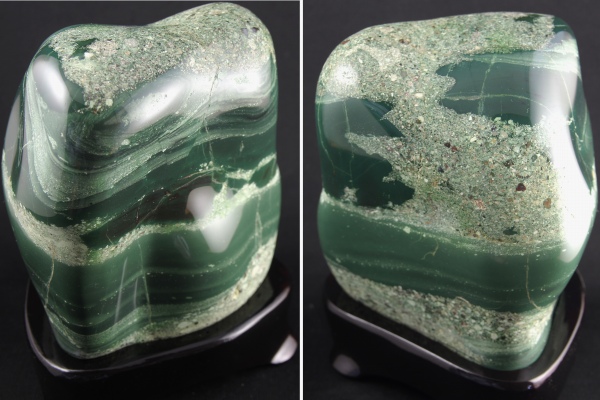 佐渡青碧玉 置き石 2．65kg 天然石販売 名取貴石 天然石・国産