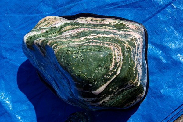 オーシャンジャスパー飾り石 28．6kg 天然石販売 名取貴石 天然石