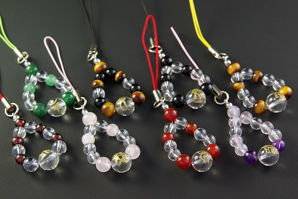 タイガーアイストラップ 守護梵字入り 天然石・国産原石の専門店｜名取