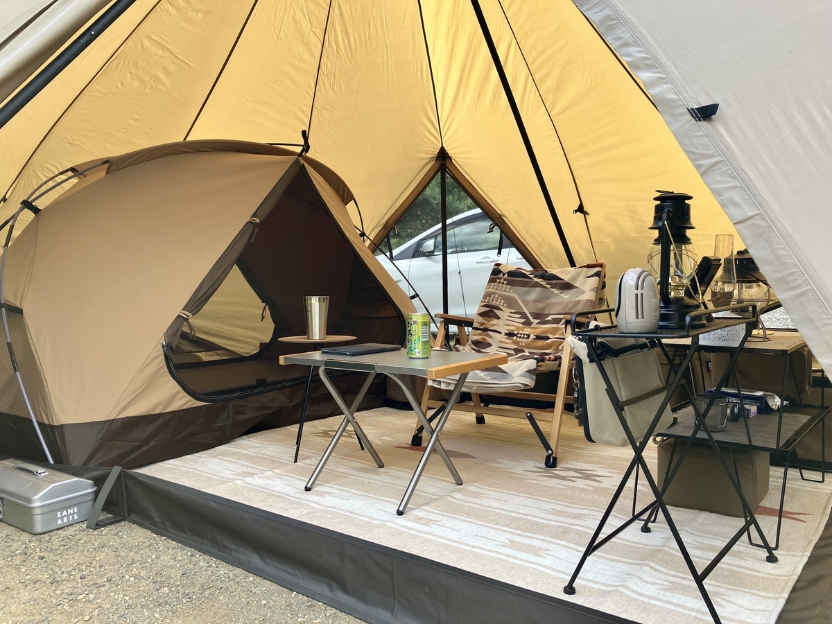 レビュー】TCルーテントソロの大きさ・広さ感をチェック！一人＋αが