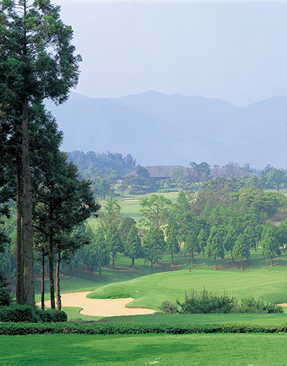 伊都ゴルフ倶楽部｜17番ホール｜福岡空港 博多駅からも好アクセスの