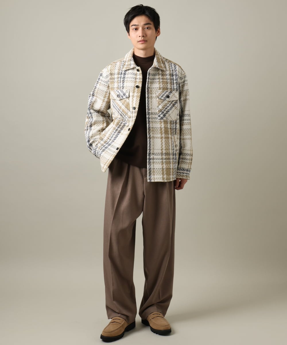 洗濯機で洗える】ツイードチェックCPOジャケット(その他のコート