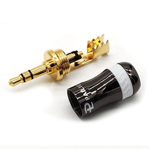 PAILICCS 自作コネクタ 3.5mm ステレオミニプラグ 金メッキ ストレート