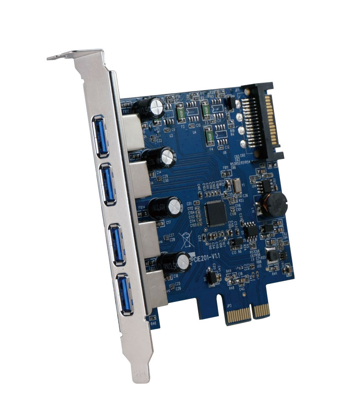 USB TypeAx4ポート増設カード アオテック製品 AOK-USB3-4P アイティ