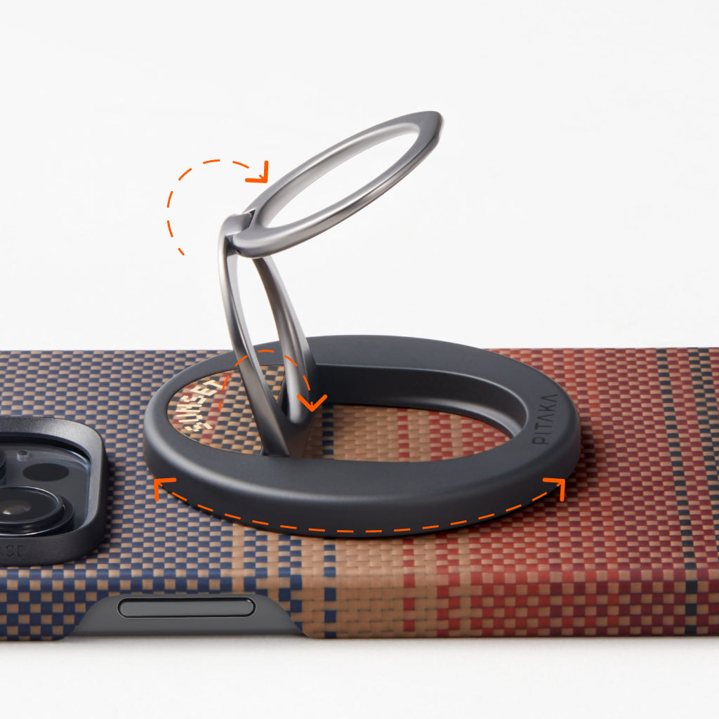 Magnetic Phone Ring Holder: Thinnest MagSafe Grip | PITAKA