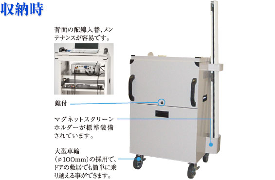 泉株式会社 スクリーン総合カタログ：プロジェクターカート：PJ-I